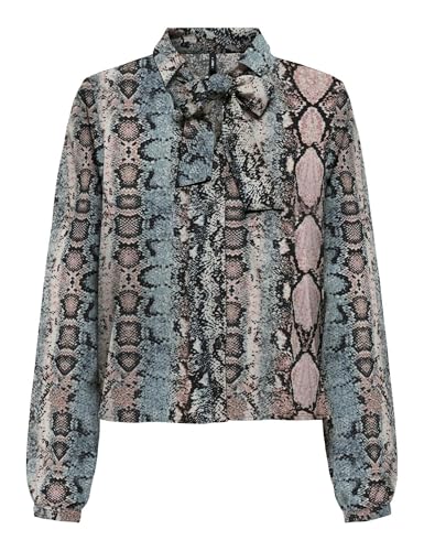 ONLY Onlnova Life Vis Tyla Bow Top, le haut fluide résolvant le manque d'élégance
