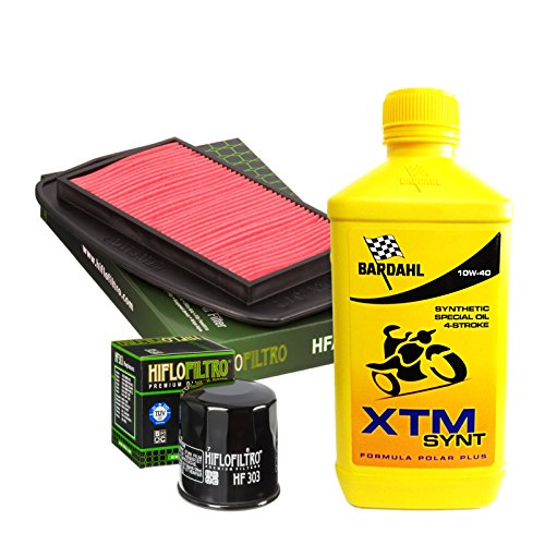 Kit tagliando Bardahl XTM 10W40 filtro aria candela Agility/People 125