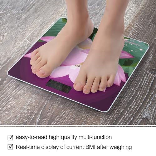Báscula digital de baño con pantalla LCD 400lb miniatura 5