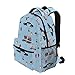 UWSG Travel Laptop Backpack Daypack College School Computer Bag Fire Truck Engine Ambulance Police Car Bookbag for Kids, Fits 3 to 6 Years Old
