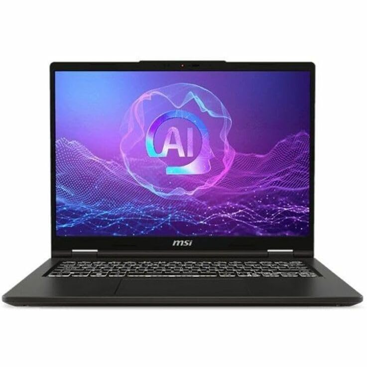 Image of MSI Venture A14 AI+ A3HMTG-019US 14 inch Touchscreen Notebook - Full HD Plus - 60 Hz - AMD Ryzen AI 5 340-16 GB - 512 GB SSD - Solid Gray