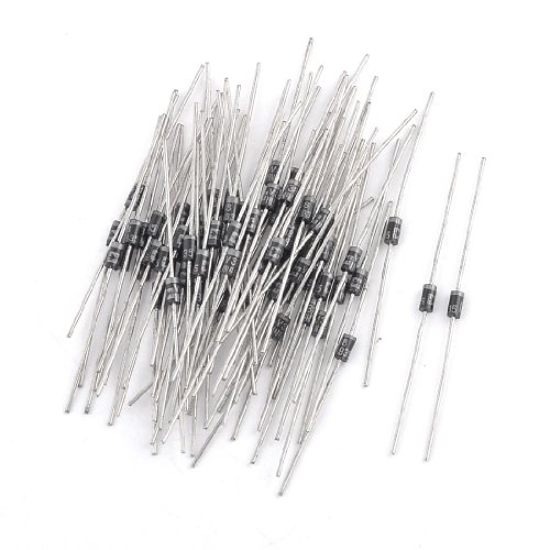 Aexit 70 PCS Diodes 500V 1A Polarized Rectifier Diodes for Solar Schottky Diodes Panel IN4935
