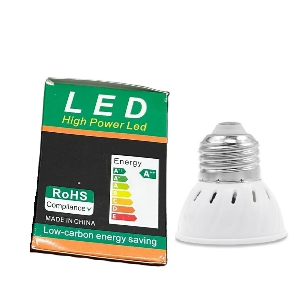 HHF Iluminación del hogar, Paquete de 25, lámpara de foco LED AC220V E27 SMD2835 36LED/54LED/72LED lámparas de foco de bombilla LED(Warm White,E27 4W 36Leds)