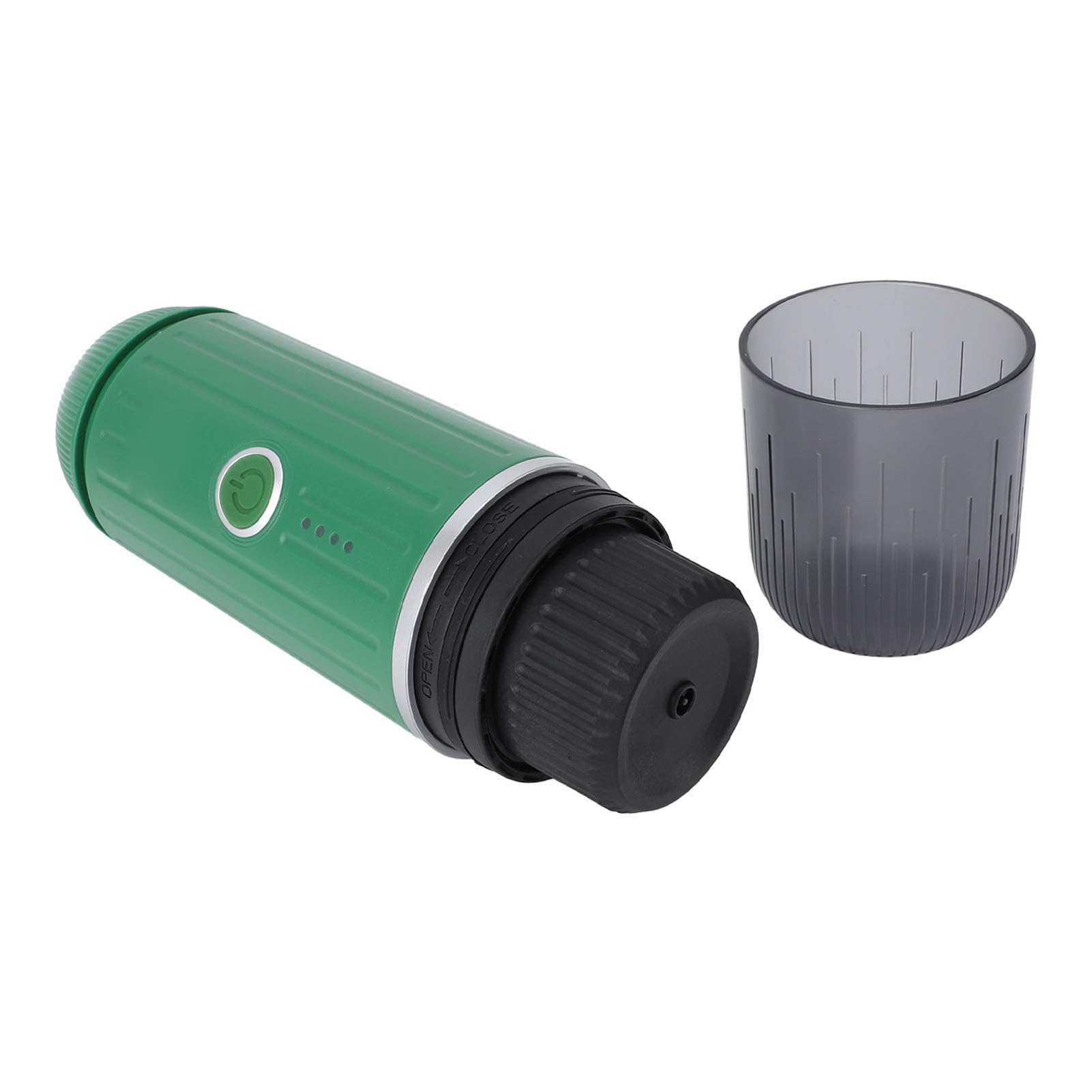 Hidyliu Portátil Mini Máquina de café Extracción de Alta Eficiencia para Viajes de Oficina en Casa ABS 9.8x3in (Verde)
