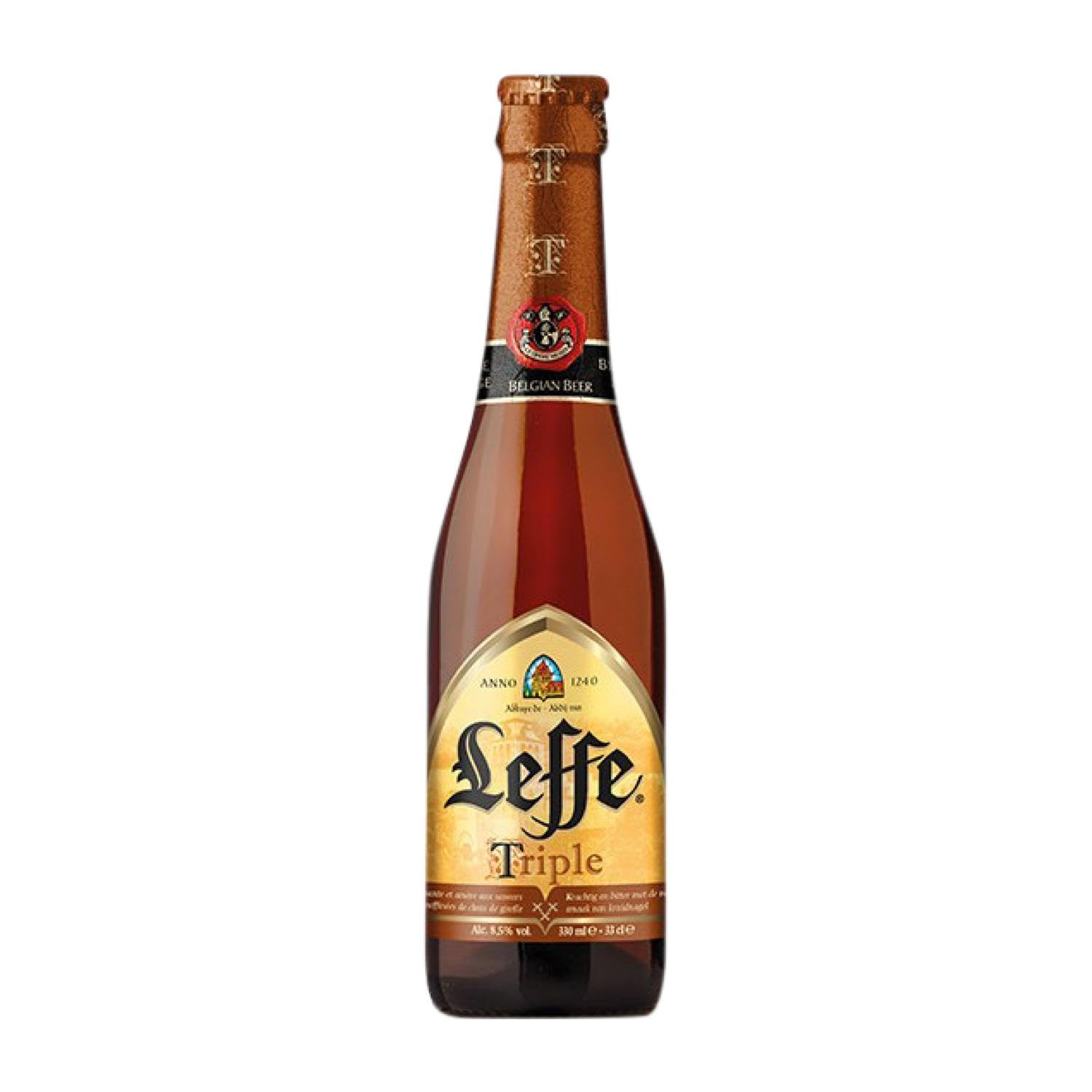 Cerveza Caja de 24 unidades Leffe Triple Blonde Botellín Tercio 33 cl