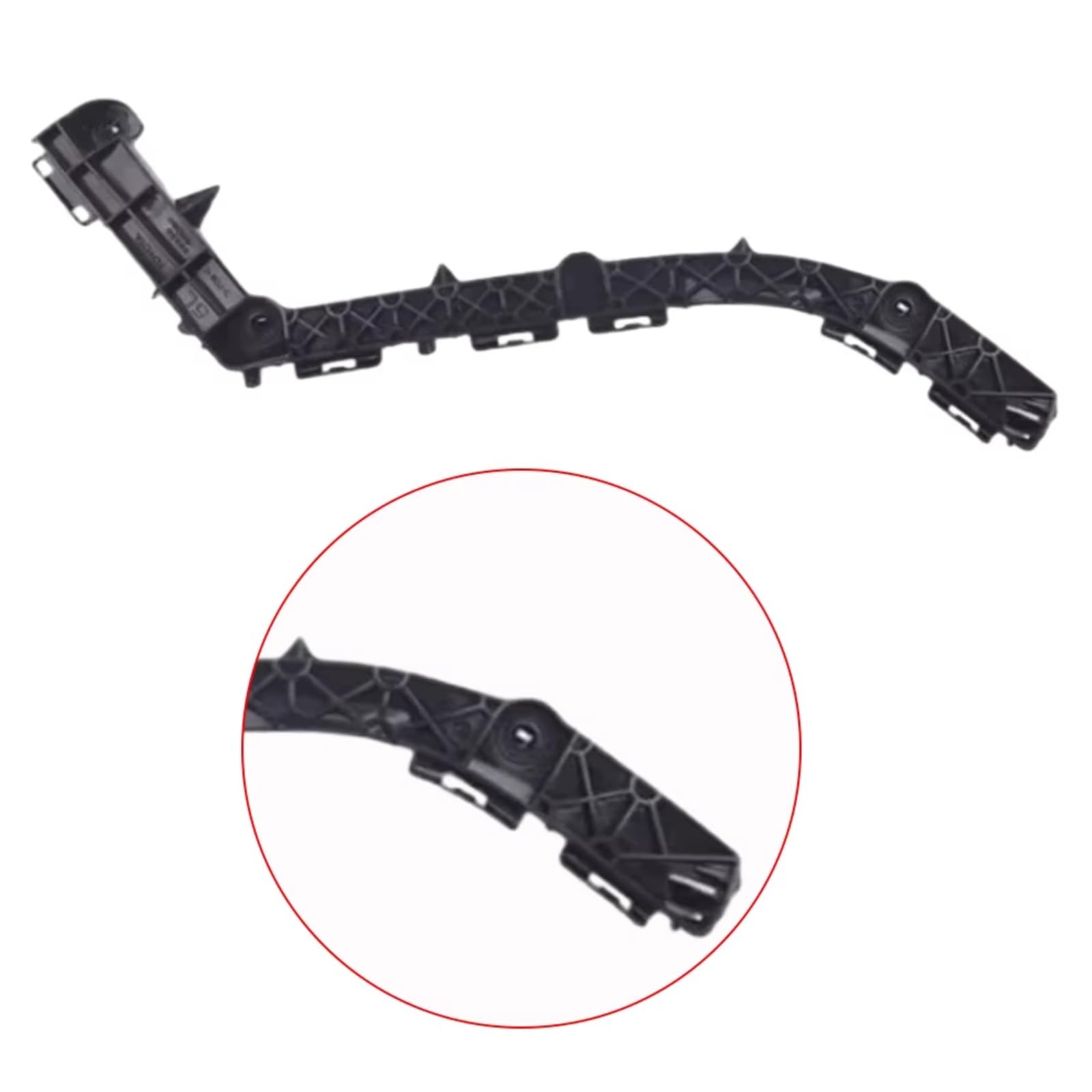 Support Pare-chocs 1 Paire Retainer De Parechocs Arrière Pour Bracket Support 52156-60080 Compatible Avec Toyota Pour Land Pour Cruiser Pour Prado 150 2010-2017
