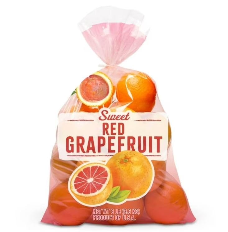 Grapefruits, Naturally sweet and filled with antioxidants, Texas Grapefruits are an excellent addition to any diet. You can eat them in the morning as a healthy breakfast or snack [ 128 oz, 8 lb ]