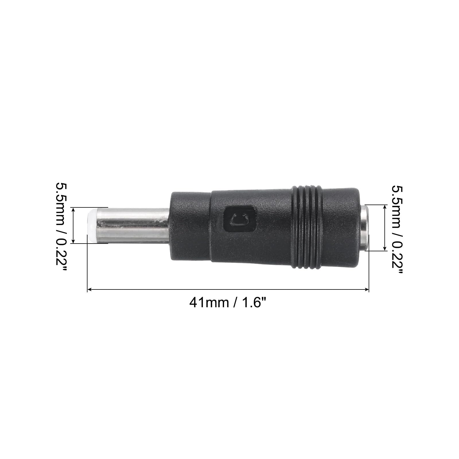 4 DC-Netzadapter-Set – 8mm Auf 5,5x2,1mm Und Umgekehrt, Für Solarmodule & Powerstationen