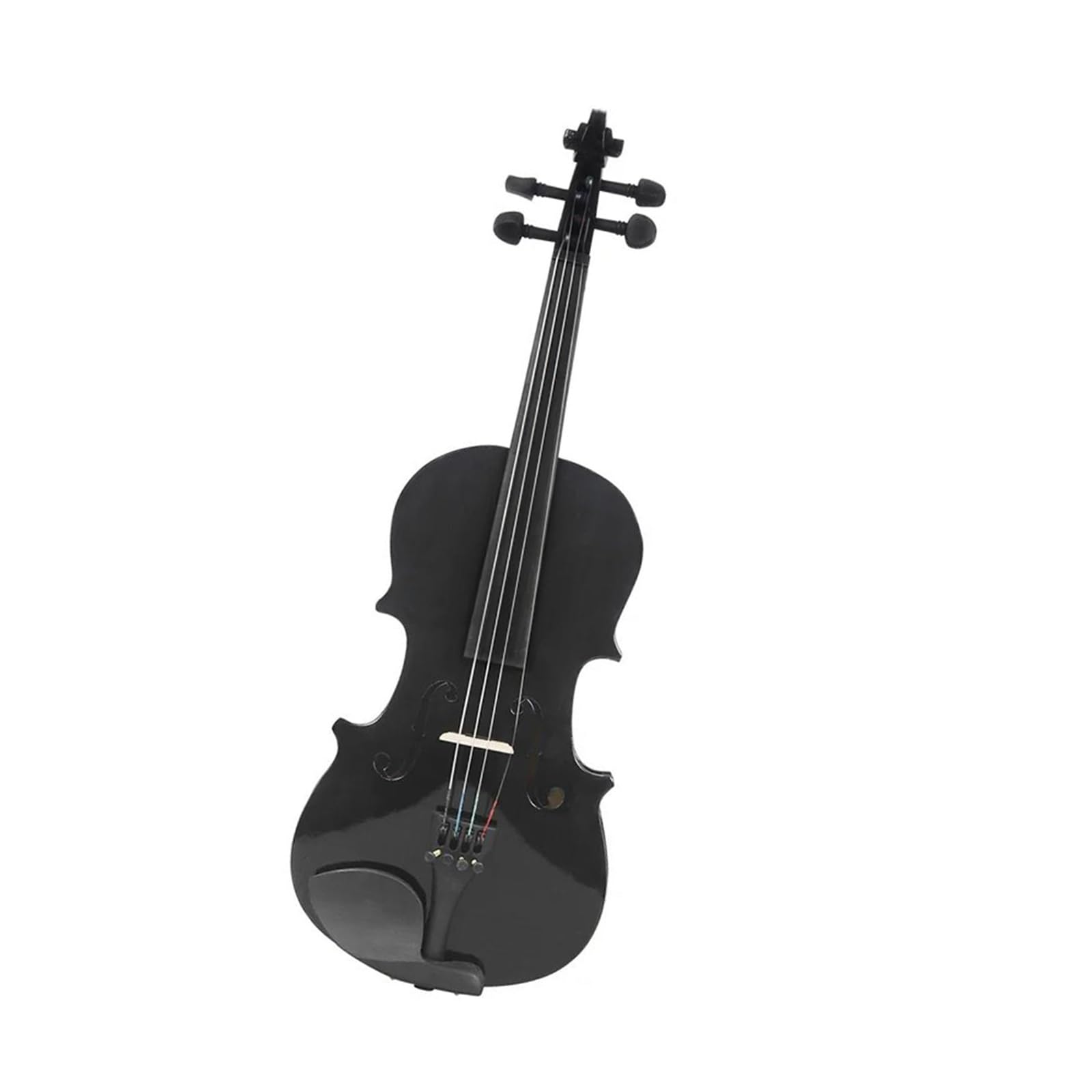 Czarny Instrument Strunowy Do Skrzypiec W Skali 1/8 Z Solidnym Drewnianym Futerałem I Akcesoriami Skrzypce Początkujących