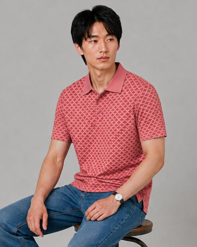 Image of TAGAS Men TAGAS Mens Polo T-Shirt || Men's Color Polo Tshirt | Short Sleeve Casual Pullover with Collar |Casual Wear for Men | Mens Regular FIT T-Shirts