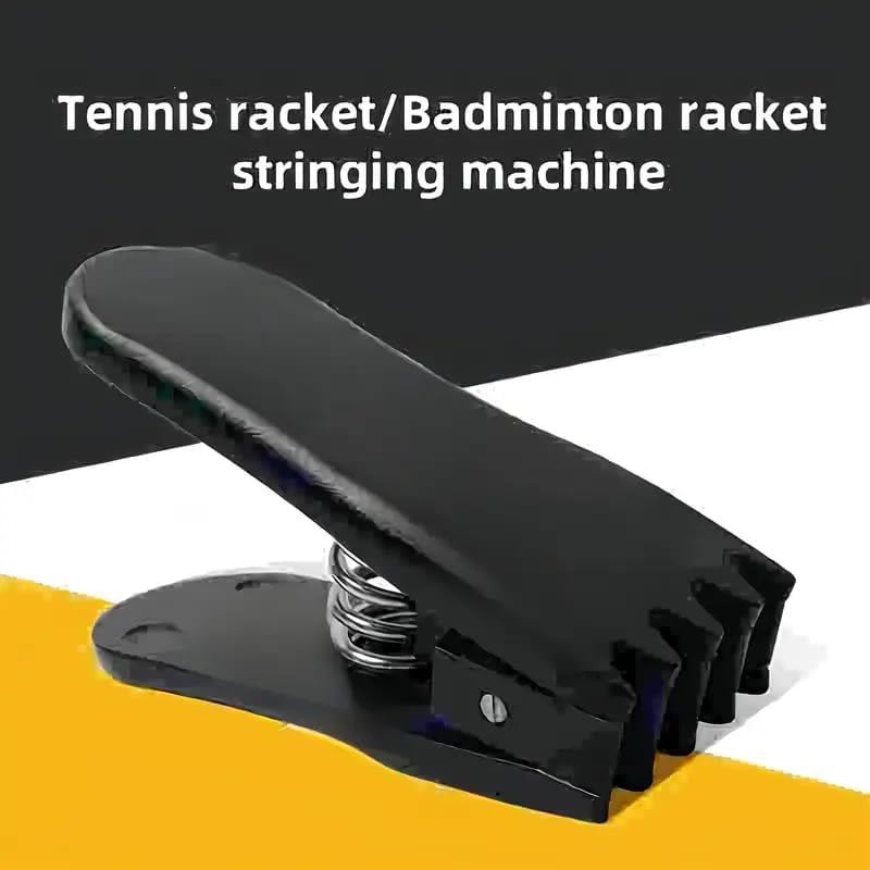 Badminton Stringing Clamp Universally Applicable Simple Tennis Racket Stringing Machine Accessory Tools, Holding The Racquet Line for ThreadingWork