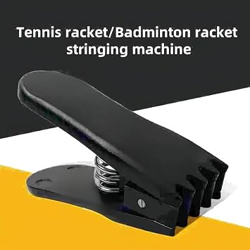 Badminton Stringing Clamp Universally Applicable Simple Tennis Racket Stringing Machine Accessory Tools, Holding The Racquet Line for ThreadingWork