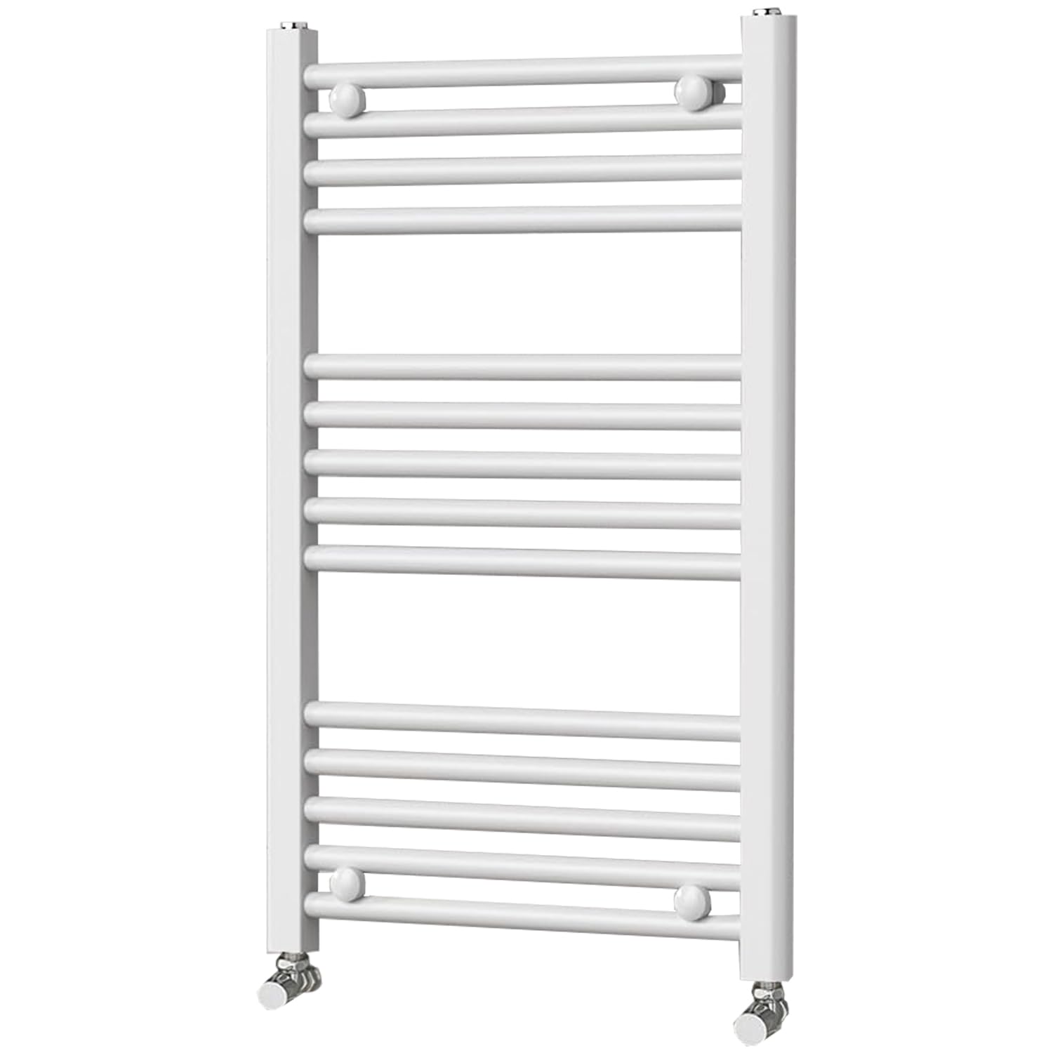 Go Bathrooms Bathrooms Nola Porte-serviettes mural pour salle de bain Radiateur de salle de bain Blanc 770 mm x 5...