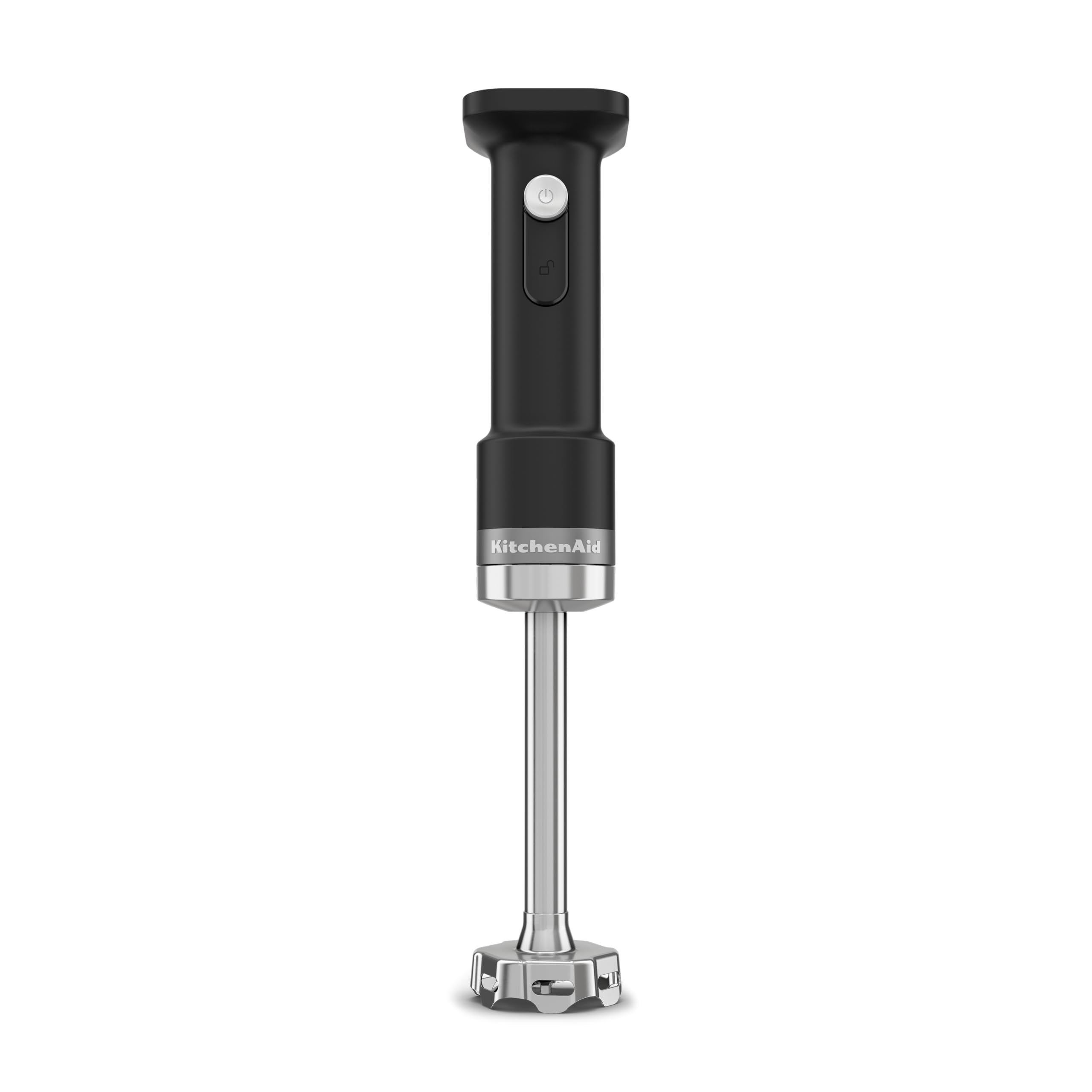KitchenAid Go Batidora de Mano Inalámbrica, Brazo 17.78cm, Cuchilla 4 Puntas de Acero Inoxidable, Gatillo de Velocidad Variable, 30 Min Autonomía, Batería No Incluida, Negro Mate