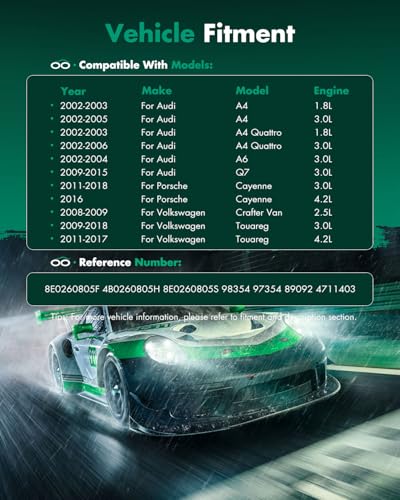 Image of SCITOO AC Compressor fit for Audi for A4 1.8L 2002 2003 2004 2005 2006 | Fast Cooling, Ultra Low Noise (≤72 dB)Air Conditioner Compressor with Clutch, Easy Installation, 8E0260805S 98354