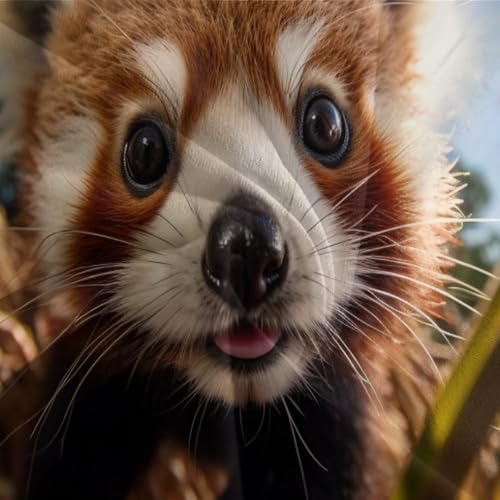 Parure de lit 140x200 Lesser Panda housse de couette microfibre