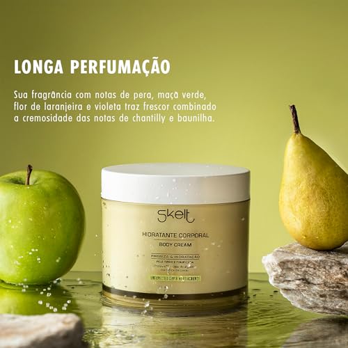 Skelt Hidratante Unexpected Day 200g, Contém Manteiga de Cacau, Óleo de Algodão, Pele Hidratada por