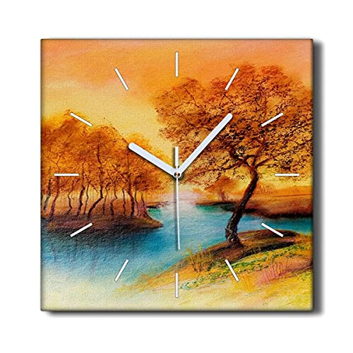 Horloge sur Toile Décoration Nature Impression Haute Définition