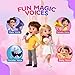 Mini Karaoke Machine with 2 Wireless Microphones,Gift for 3-12 Years Old, 2026 Best Christmas Birthday Toy for Girls Boys Party (Purple)