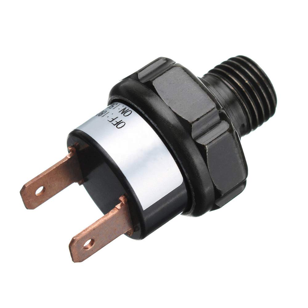 Mintice 150-180Psi 12V Heavy Duty 150-180 Psi Pressure Control Switch Valve Air Compressor Horn Pump Car Train Regulator 1/4" Npt