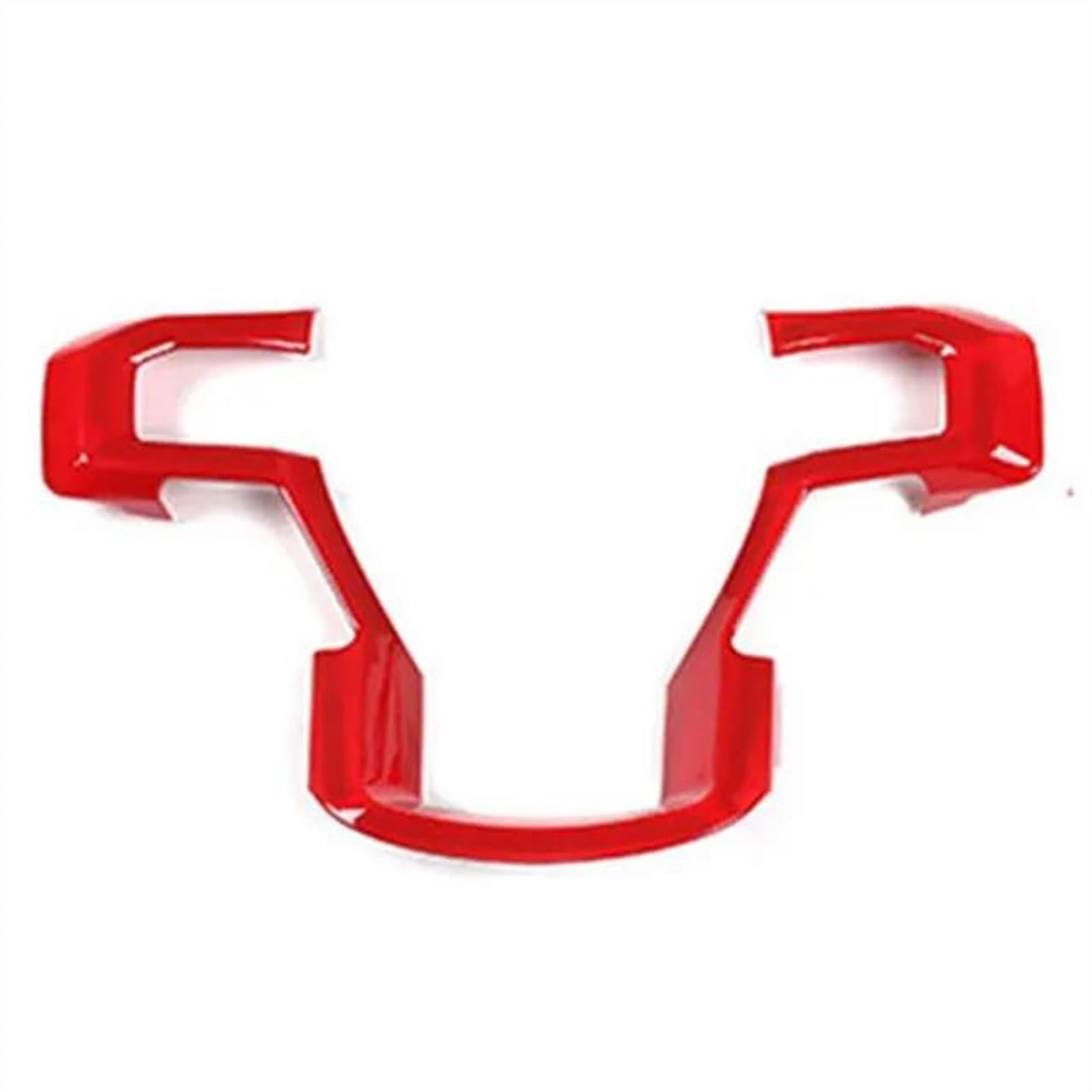 Volante in Fibra di Carbonio Pannello Laterale Copertura Adesivo Modanatura Protezione per Ford F150 F250 F350 2015-2018 (Color : Red)