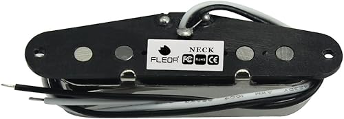 Miniatura 4 de FLEOR Alnico 5 pastillas de guitarra Single Coil TL Neck Pickup Chrome para TL estilo guitarra pastillas parte