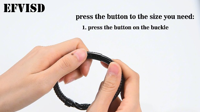 Pulsera de cuero Infinity para hombres miniatura 7