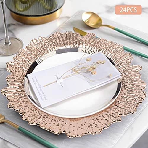 Set 24 Platos Decorativos Redondos 13 in Coral Reef miniatura 2