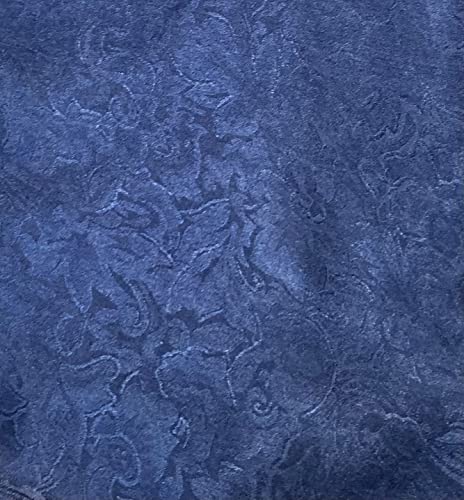 Yellowstone Wild Rag Western Bandana Scarf 100% Silk 35" Jacquard Navy2