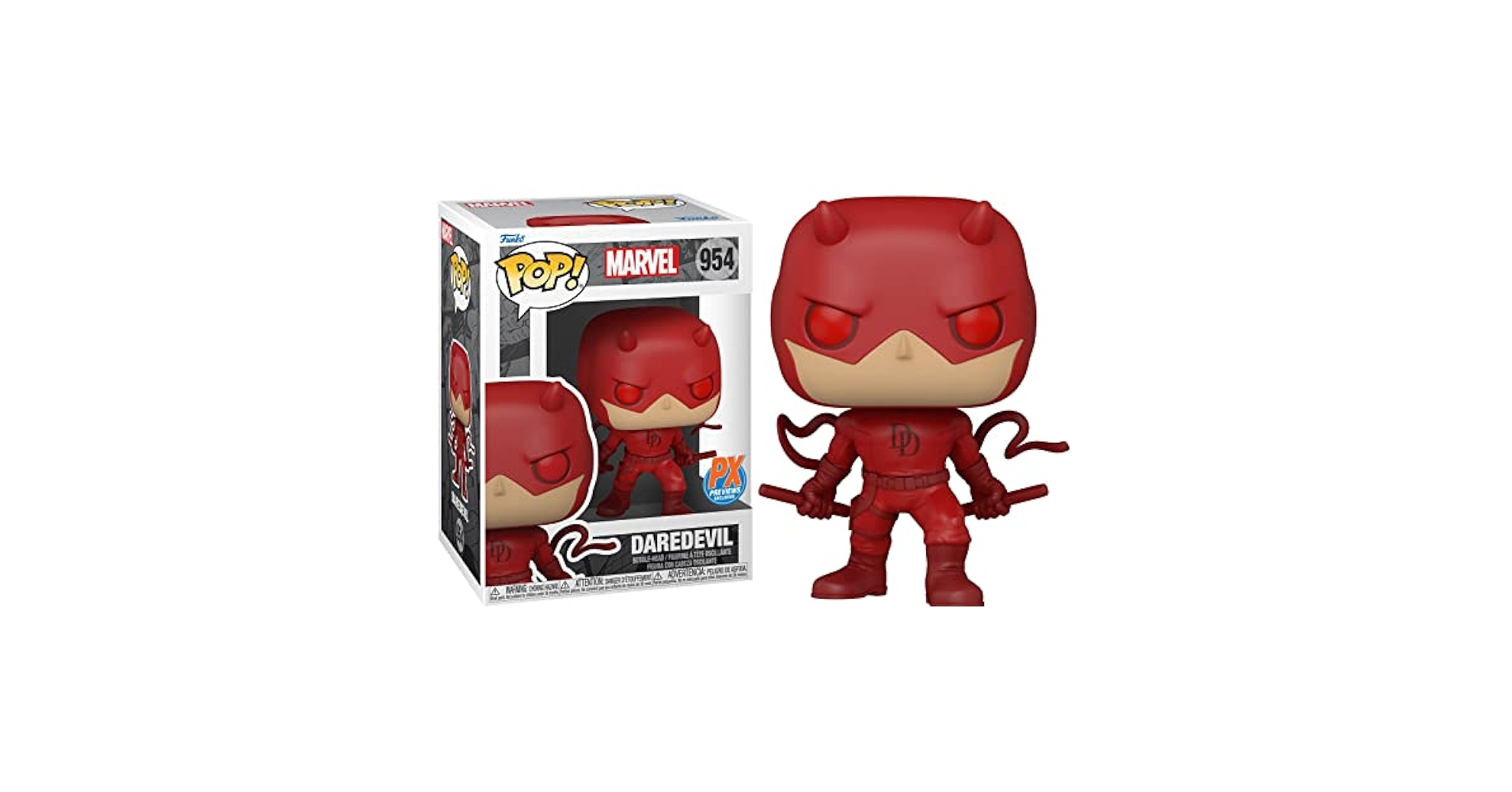 Amazon.com: POP Marvel: Daredevil- Daredevil (Action Pose