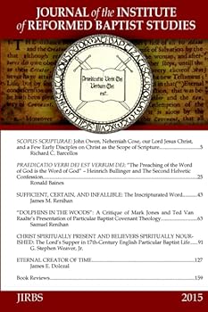 Paperback Journal of the Institute of Reformed Baptist Studies 2015 Book