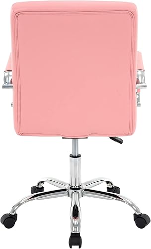 Miniatura 9 de MFD LIVING Silla de escritorio de respaldo alto moderna silla de trabajo de piel sintética con brazos silla ejecutiva giratoria ajustable con ruedas