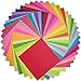 Origami Paper Double Sided Color 500 Sheets - 20 Colors with 6 Inch Square Size for Art Projects