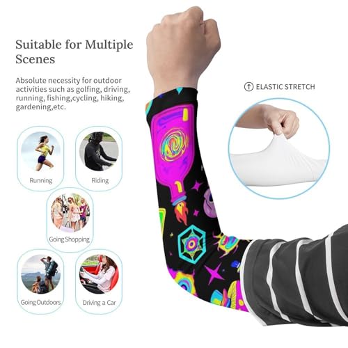 Fashion Cooling Arm Sleeves Breathable Moisture Wicking Arm Sleeves For Men3