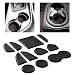 CupHolderHero for Dodge Challenger 2015-2020 Custom Fit Cup Holder, Door, and Center Console Liner Accessories 11-pc Set (Solid Black)