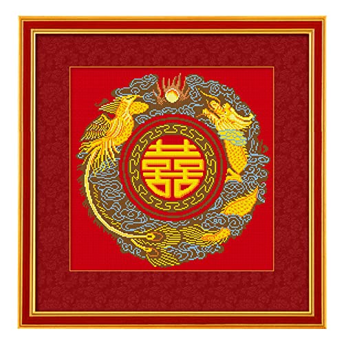 Image of Aida Cloth 14 Count Cross Stitch Fabric,19x28inch (14CT, Red)