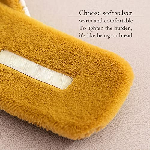 Women's Slippers Slip On Memory Foam Comfy House Shoes Lightweight Indoor Outdoor Non Slip Cosy House Shoes Breathable Ladies Slippers Anti-Skid Rubber Sole (Color : Khaki, Size : EUR40-41)4