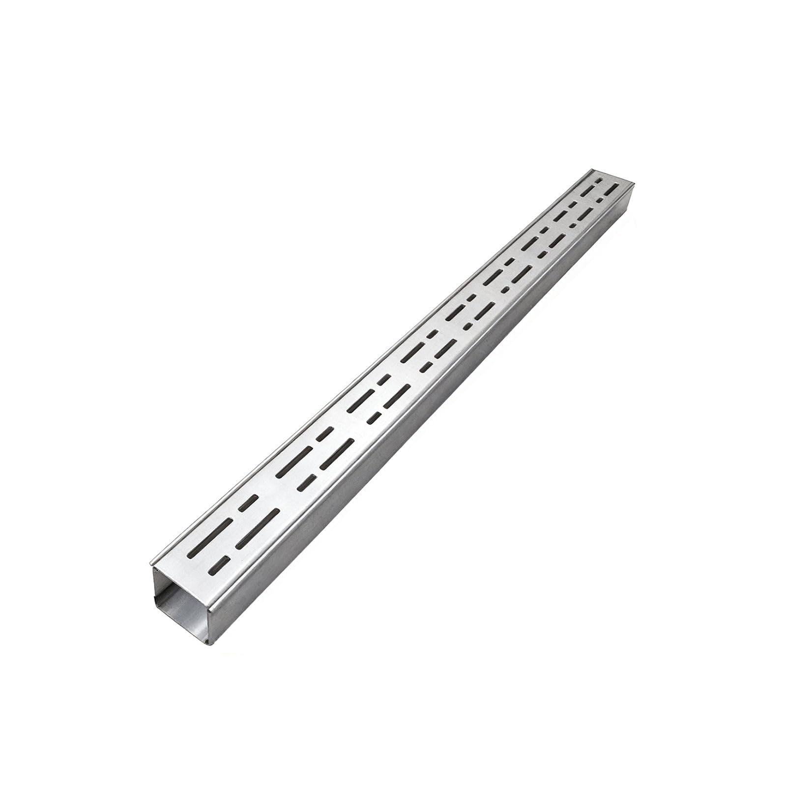 Caniveau inox 304 avec grille amovible pour évacuer l'eau efficacement de la cuisine au jardin