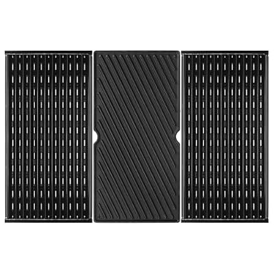Hisencn Grill Grates Replacement for Char-Broil TRU-Infrared Performance 3 Burner Gas Grills, Fits 463371116, 463371316, 463633316, Porcelain Enameled Steel, 17" x 25.5"