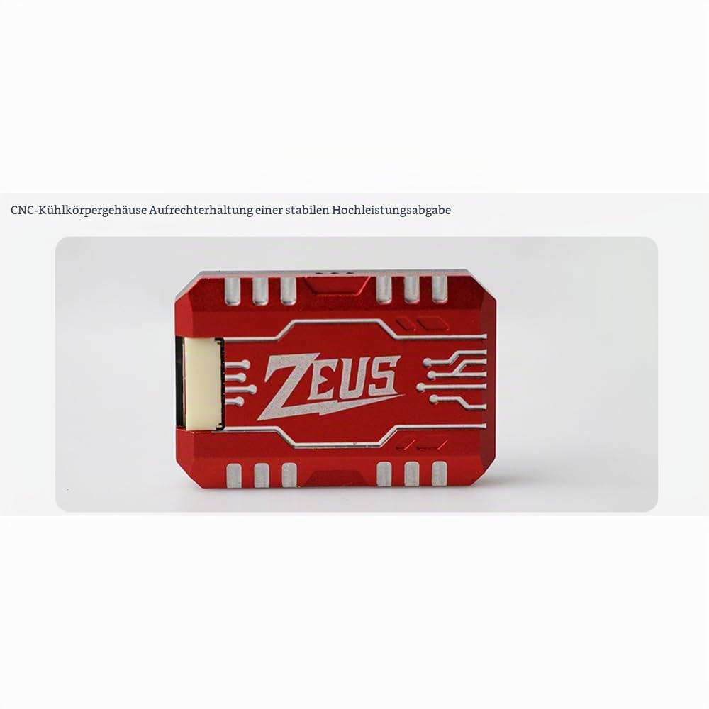 HGLRC Zeus 1,6 W VTX PRO PIT/25/400/800/1,6 W umschaltbarer FPV-DVR-Sender, integriertes Mikrofon, unterstützt OSD 20 x 20 mm M2, verbesserte Version mit großer Reichweite für FPV Racing Drone Quad