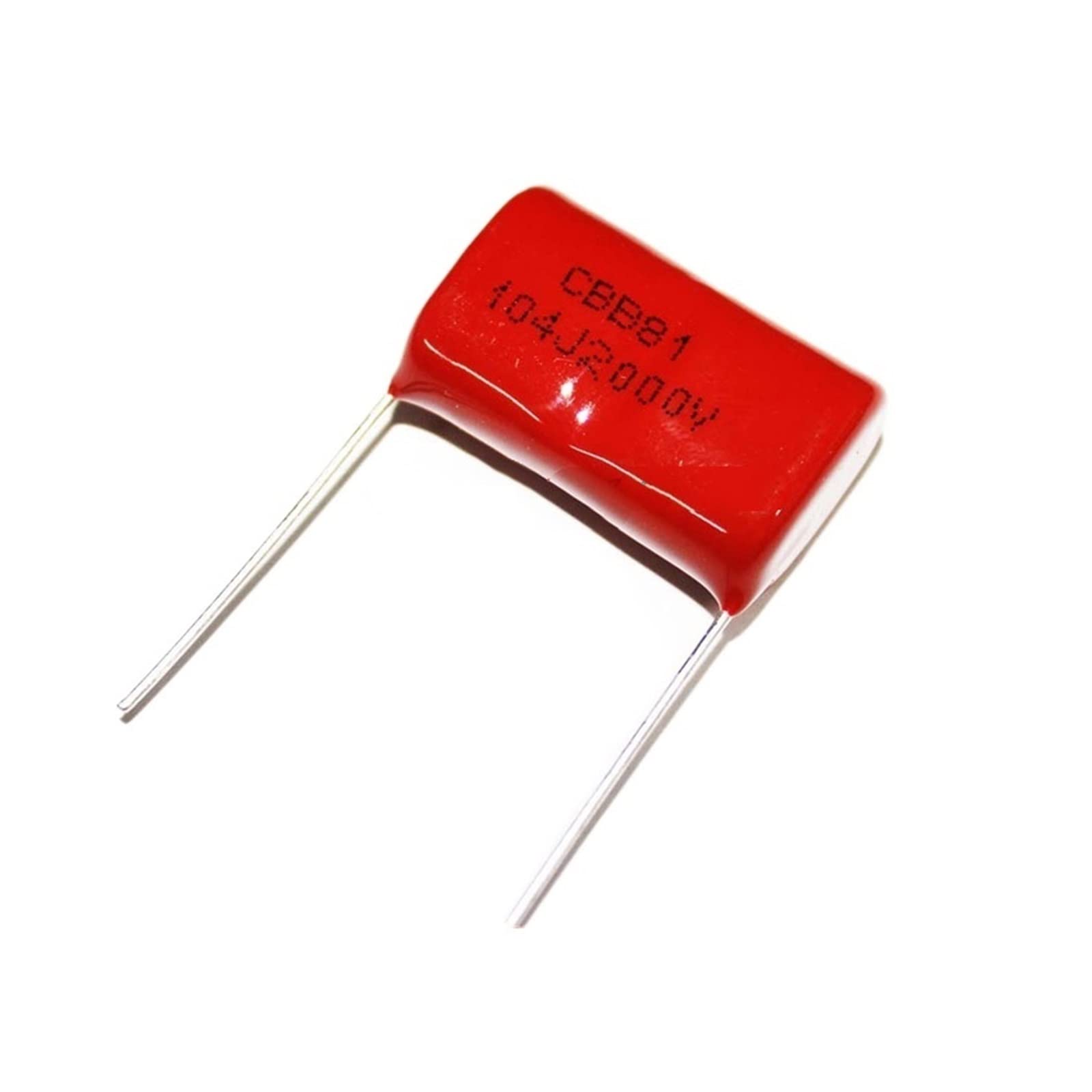 Condensateur film CBB81 0.1uF 2000V pas 27mm pour circuits haute tension 5 pièces