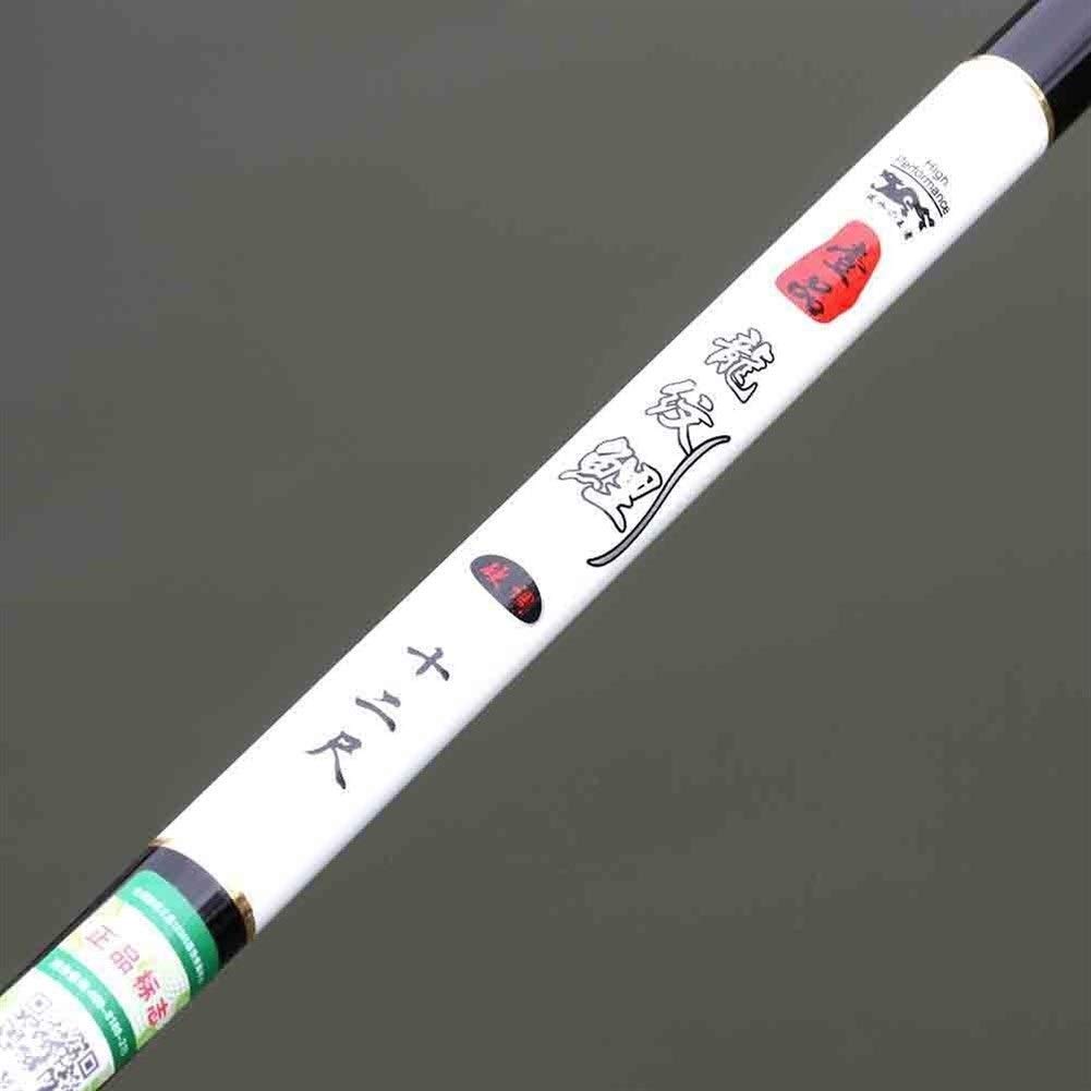 Canna da pesca ad alto tenore di carbonio Streaming canna da pesca in fibra di carbonio 2,7 .2M ~ telescopica