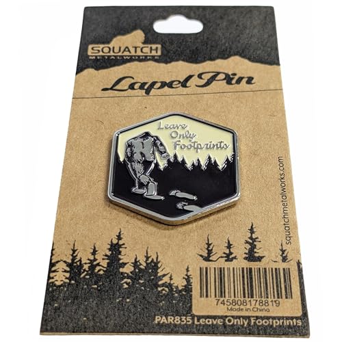 Image of Bigfoot Enamel Lapel Pin - for Fans of Bigfoot and Sasquatch