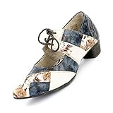  TMA Damen Halbschuhe 1844 Perlschwarz 40