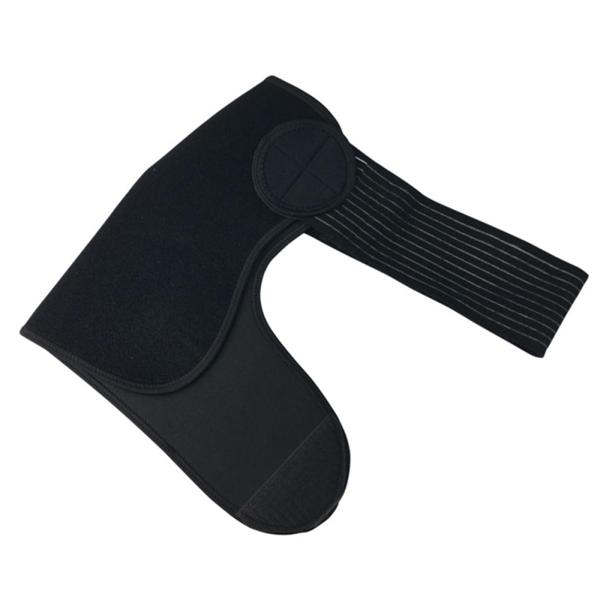 ERINGOGO 1pc Adjustable Shoulder Brace Breathable Compression Sleeve for Sports Injury Support Lightweight Design for Active Users Comfortable Fit for Summer Activities