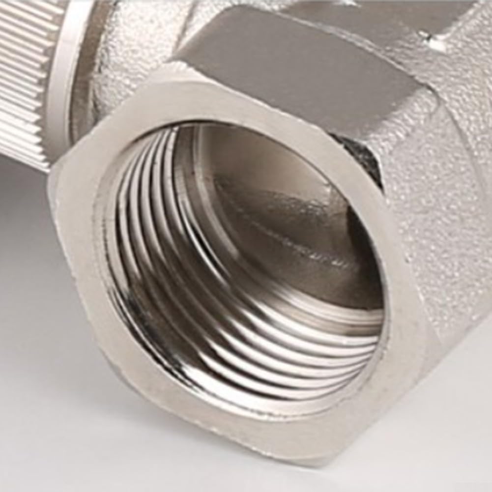 Thermostatventil Rücklauftemperaturbegrenzer Für Fußbodenheizung – DN25, Kunststoff/Messing, Automatische Temperaturregelung