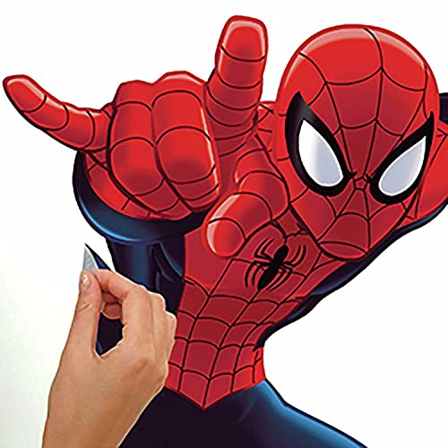 Roommates Rmk4831Gm Ultimate Spider-Man Peel And Stick Wall Decals,Red, Blue, Yellow #TOP3