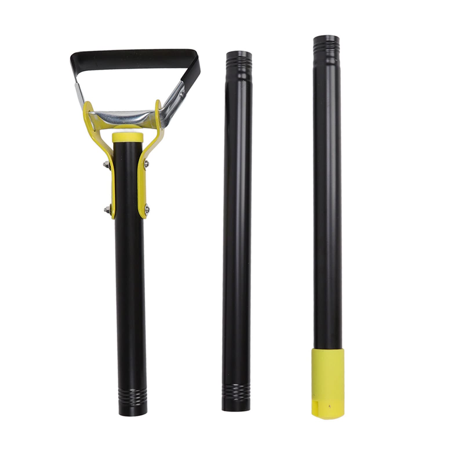 Garten-Hula-Hacke, verstellbare Lange Griffschlaufe, Steigbügelhacke, Edelstahl-Aktionshacke für Gartenarbeit, Jäten (3 Abschnitte 128 cm / 50,4 Zoll)