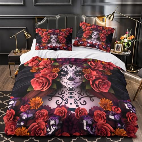 Housse de Couette Nuit Étoilée 260x220 cm en Microfibre Imprimée 3D