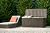 Rubbermaid Extra Large Resin Outdoor Storage Deck Box with Seat (120 Gal), Weather Resistant, Brown, Deck Organization for Home/Backyard/Pool Chemicals/Toys/Garden Tools/Porch/Patio Cushions